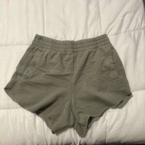 Olive Green Women's Casual Shorts